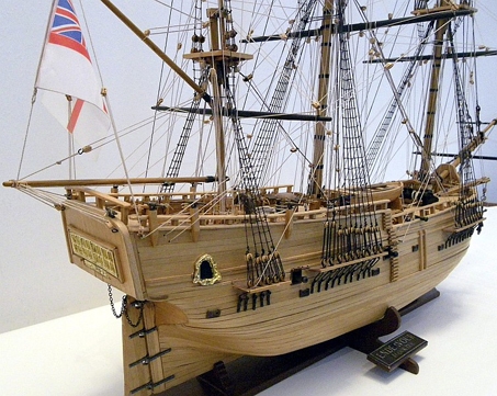 Modell der HMS Endeavour