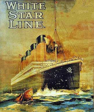 Withe Star Line Titanic